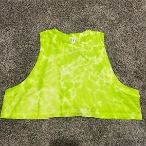 Lululemon All Yours Cropped Cotton Tank Top